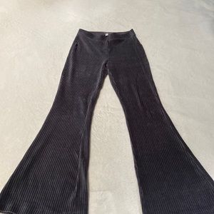 Velour aerie flared pants